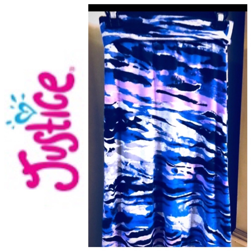 Adorable🌸JUSTICE🌸 tie died maxi skirt/girls 10